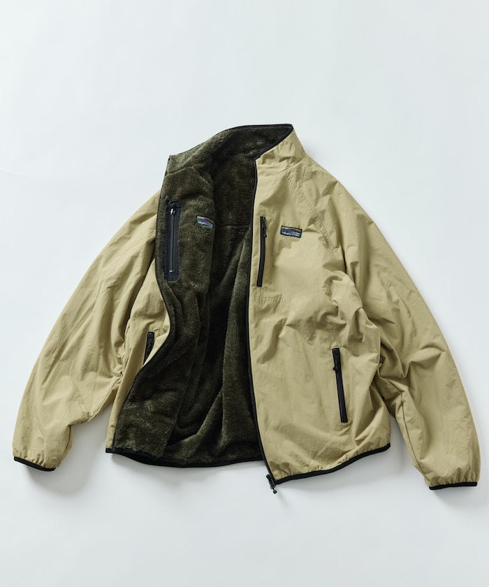 FREAK’S STORE / 寬鬆剪裁 尼龍 × 羊羔絨 雙面穿外套