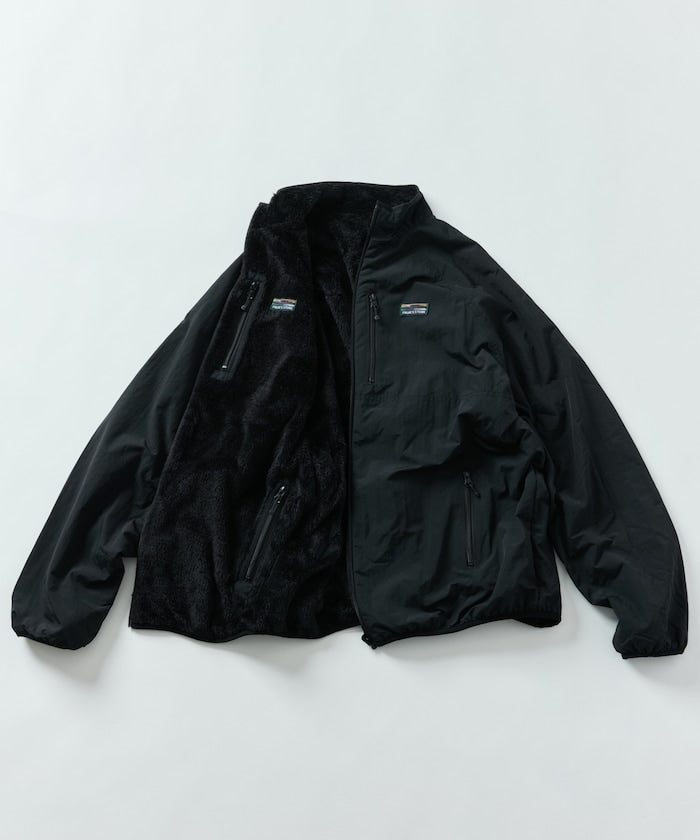 FREAK’S STORE / 寬鬆剪裁 尼龍 × 羊羔絨 雙面穿外套