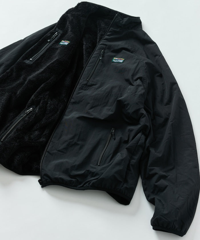 FREAK’S STORE / 寬鬆剪裁 尼龍 × 羊羔絨 雙面穿外套