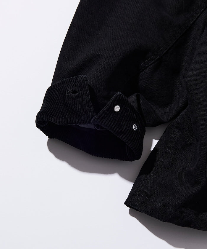 FREAK’S STORE / 燈芯絨拼接鴨布 外套