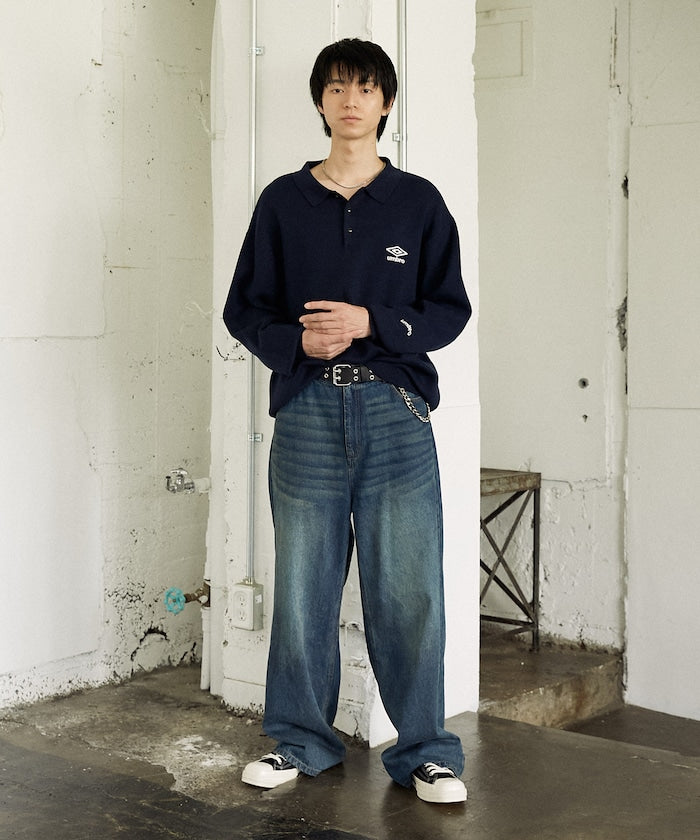 UMBRO / KNIT POLO SWEATER 針織長袖 POLO衫