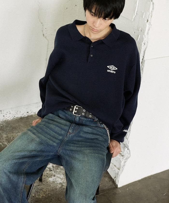 UMBRO / KNIT POLO SWEATER 針織長袖 POLO衫