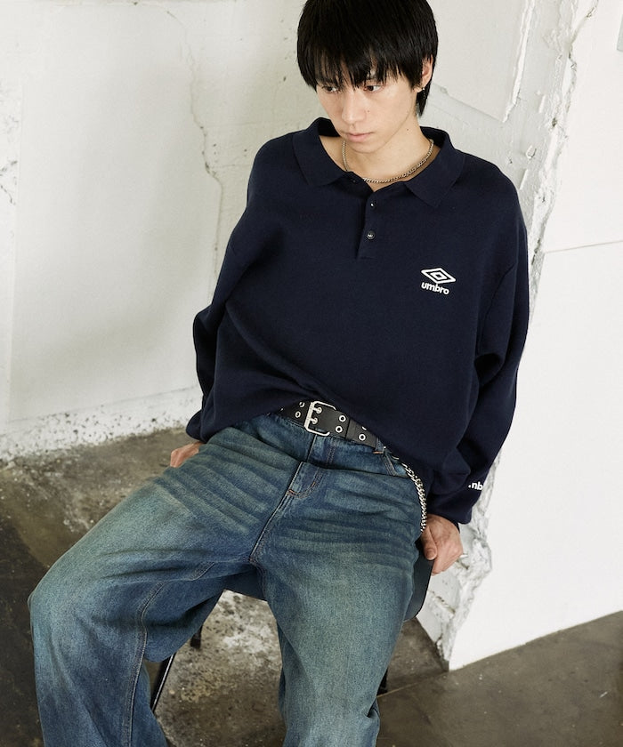 UMBRO / KNIT POLO SWEATER 針織長袖 POLO衫