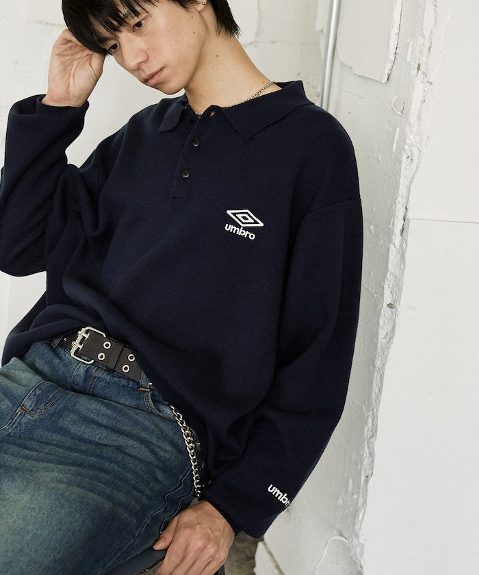 UMBRO / KNIT POLO SWEATER 針織長袖 POLO衫
