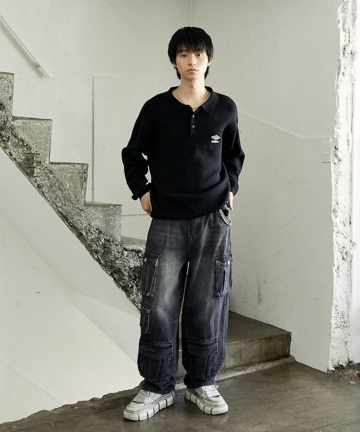 UMBRO / KNIT POLO SWEATER 針織長袖 POLO衫
