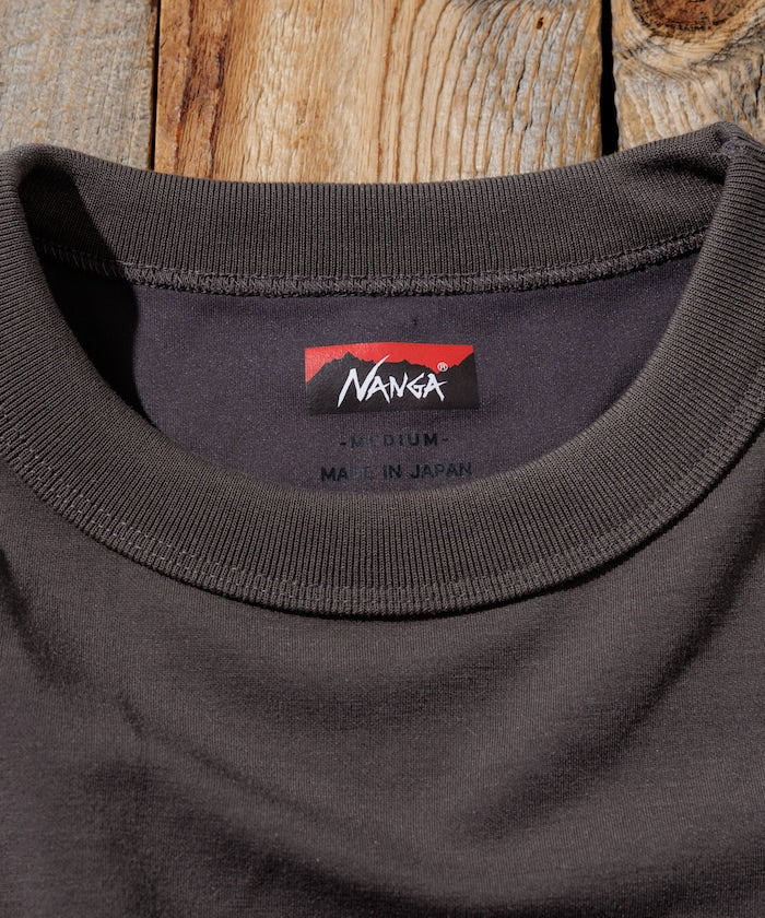 NANGA × FREAK’S STORE / 別注 neo-PRO 抽繩口袋機能 長袖T恤 *9月下旬出貨