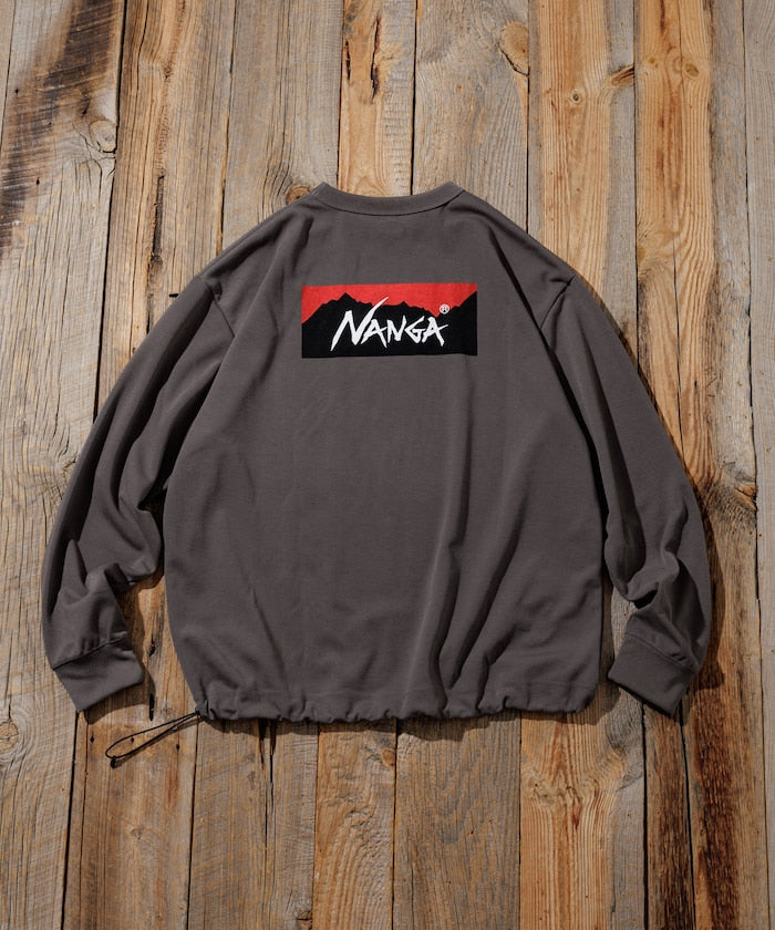 NANGA × FREAK’S STORE / 別注 neo-PRO 機能抽繩長袖T恤 *9月下旬出貨