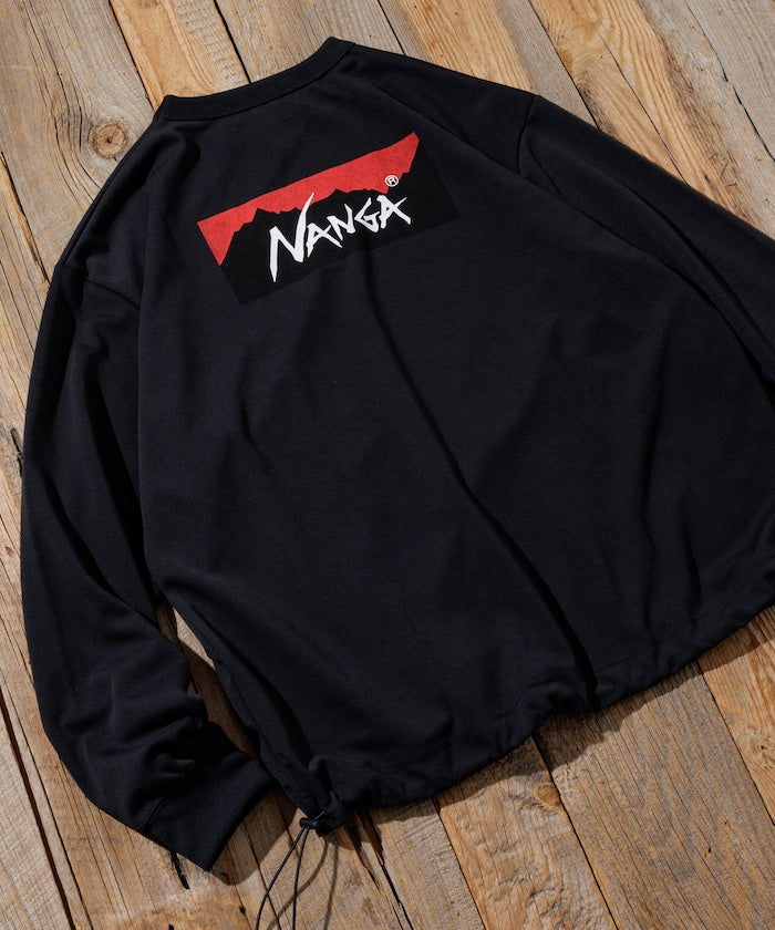 NANGA × FREAK’S STORE / 別注 neo-PRO 機能抽繩長袖T恤 *9月下旬出貨