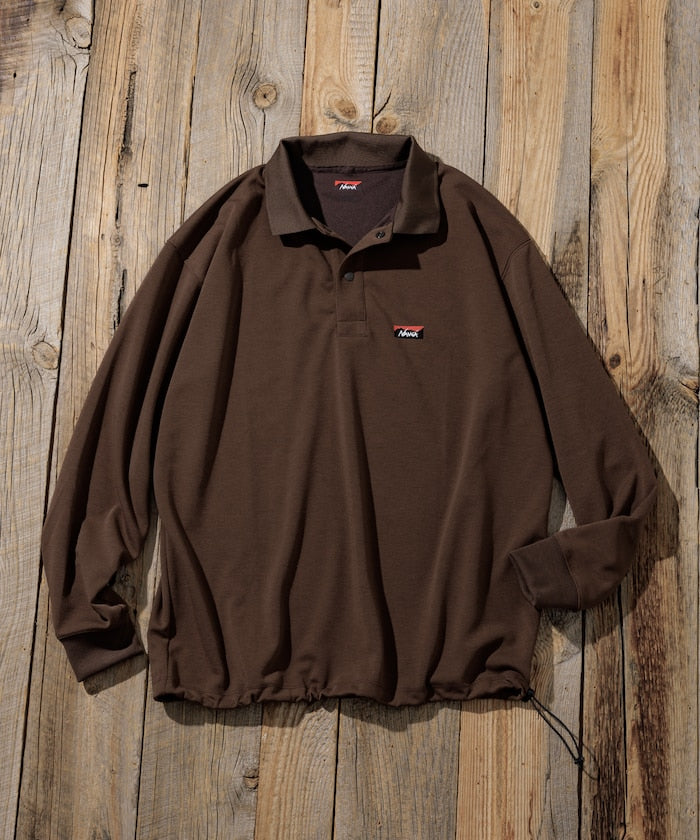 NANGA × FREAK’S STORE / 別注 neo-PRO 抗熱吸濕長袖 POLO 衫