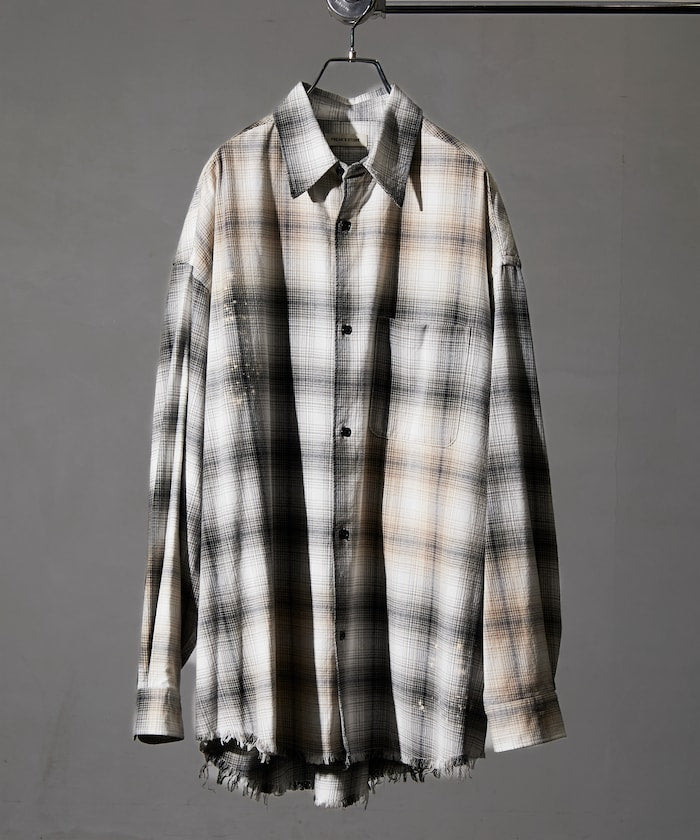 FREAK’S STORE / 仿舊格紋襯衫