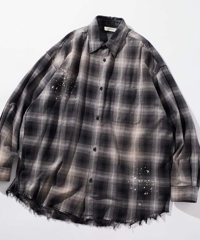 FREAK’S STORE / 仿舊格紋襯衫