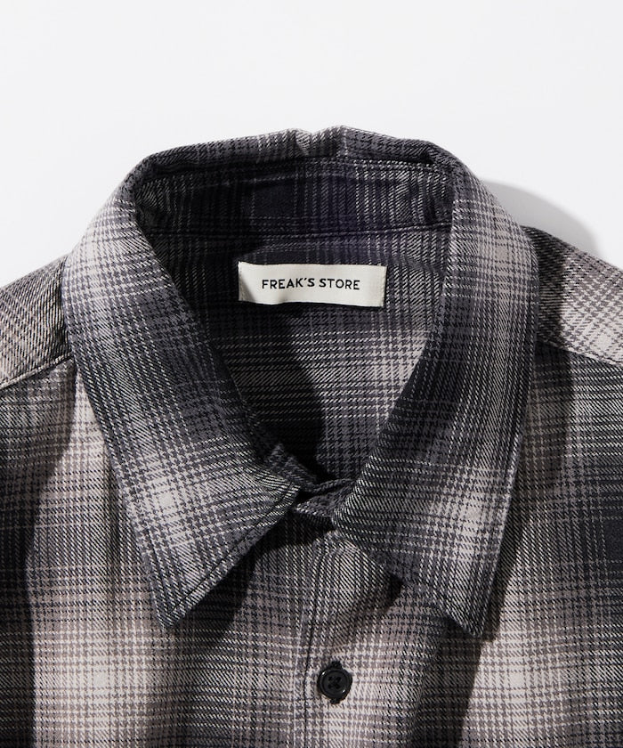 FREAK’S STORE / 仿舊格紋襯衫