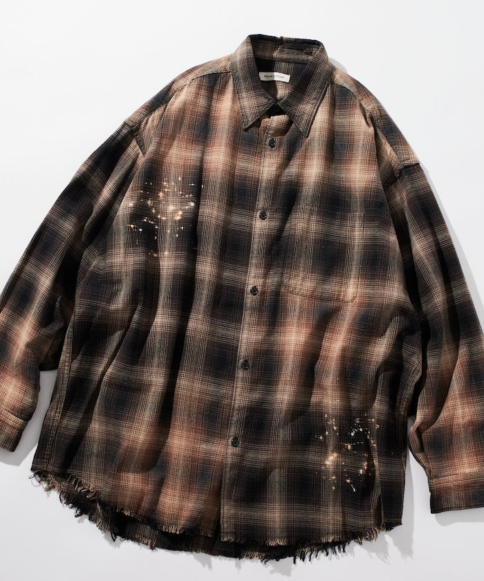 FREAK’S STORE / 仿舊格紋襯衫