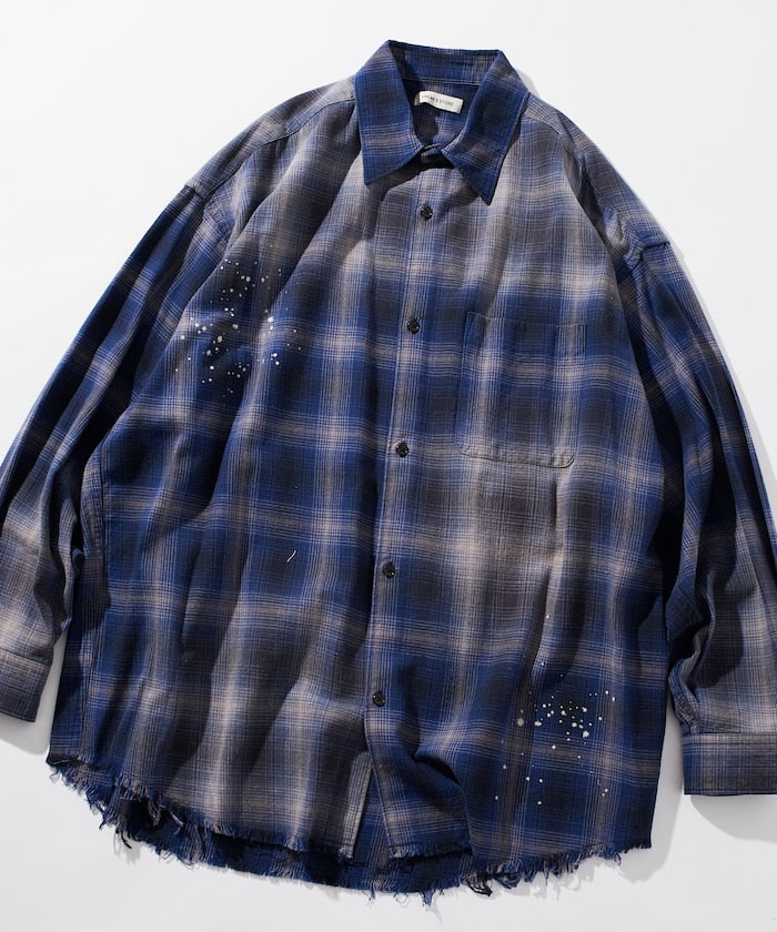 FREAK’S STORE / 仿舊格紋襯衫