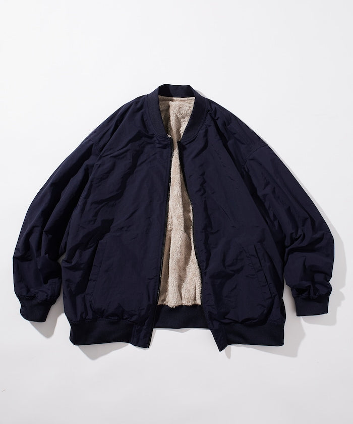 FREAK’S STORE / 尼龍×羊羔絨雙面穿 MA-1 飛行外套