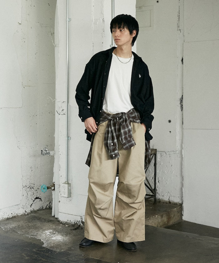 U.S. POLO ASSN. / 刺繡 寬版 燈芯絨 襯衫