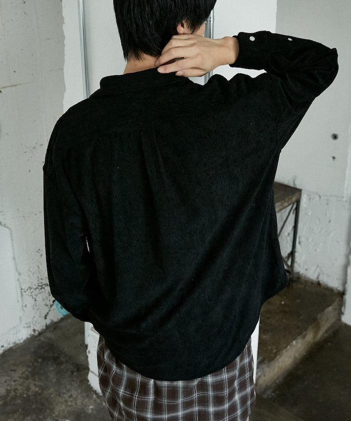 U.S. POLO ASSN. / 刺繡 寬版 燈芯絨 襯衫