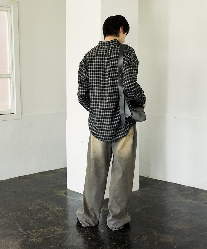 U.S. POLO ASSN. / 柔絨格紋襯衫