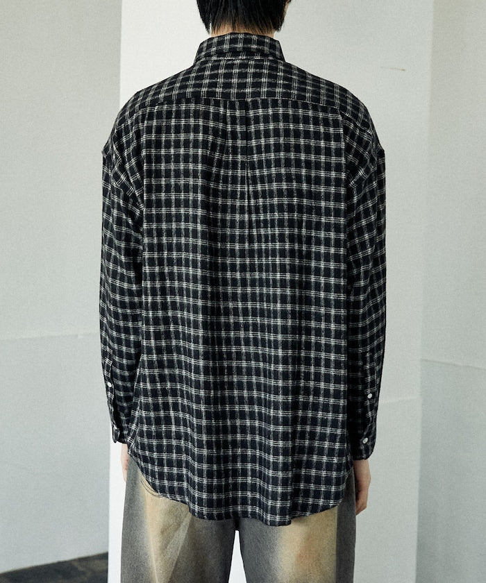 U.S. POLO ASSN. / 柔絨格紋襯衫