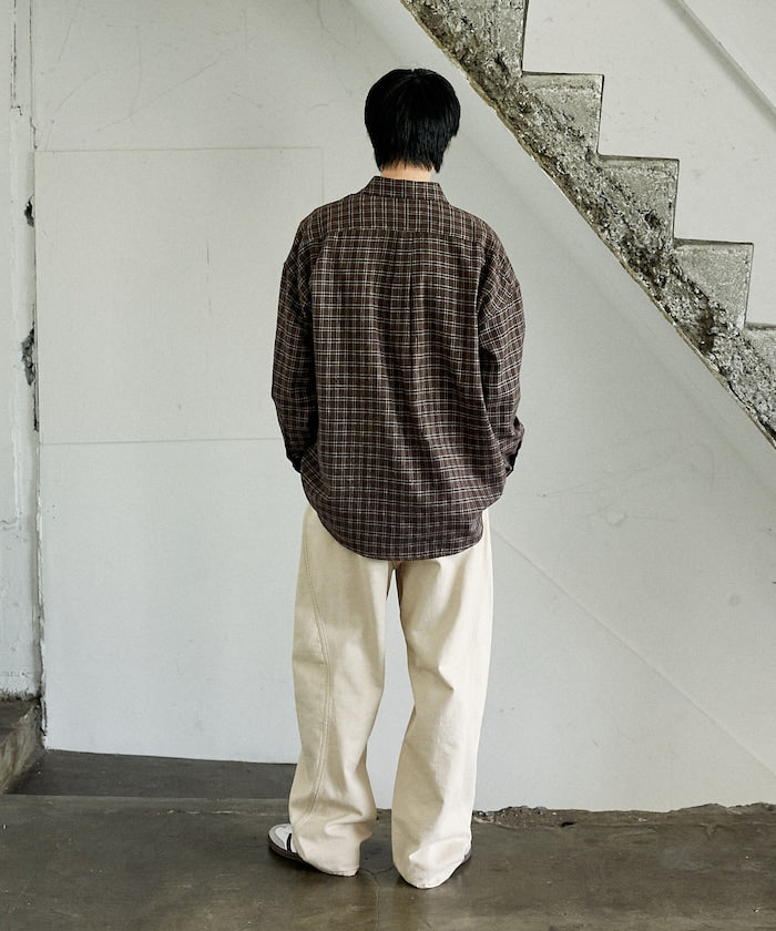 U.S. POLO ASSN. / 柔絨格紋襯衫