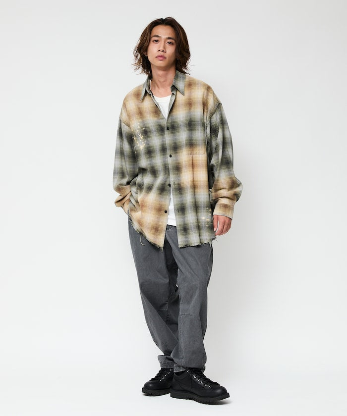 FREAK’S STORE / 仿舊格紋襯衫