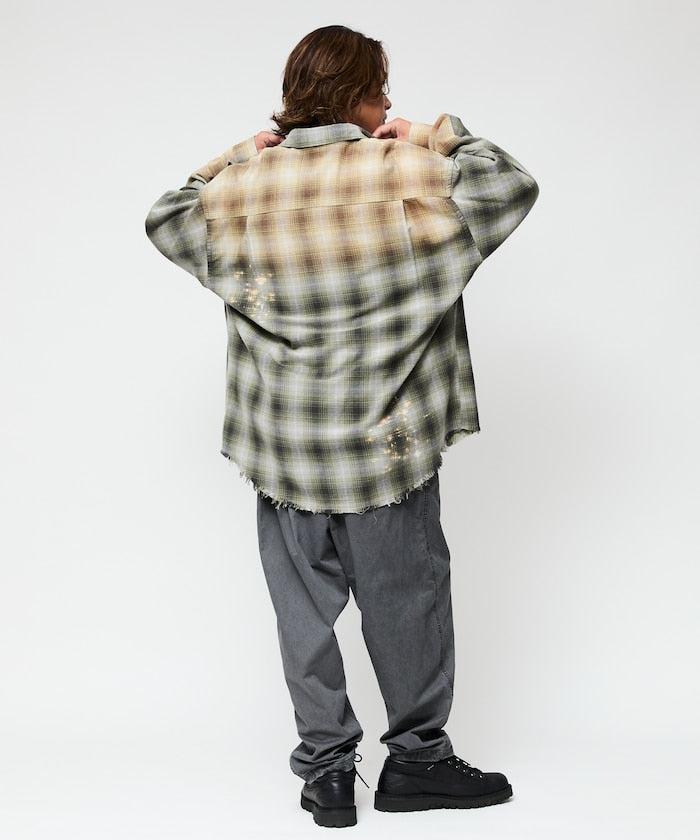 FREAK’S STORE / 仿舊格紋襯衫