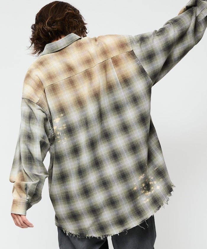 FREAK’S STORE / 仿舊格紋襯衫