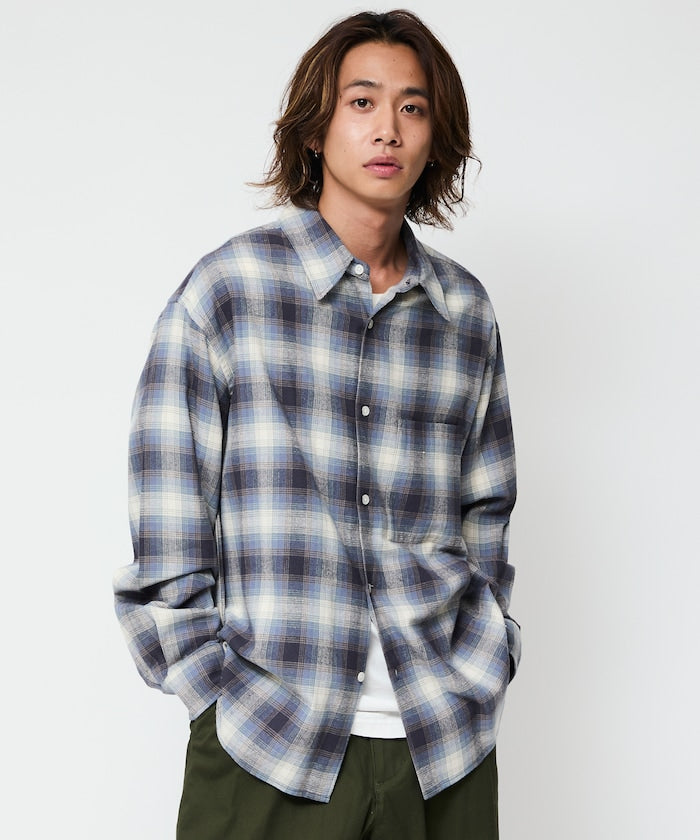 FREAK’S STORE / 柔棉格紋襯衫