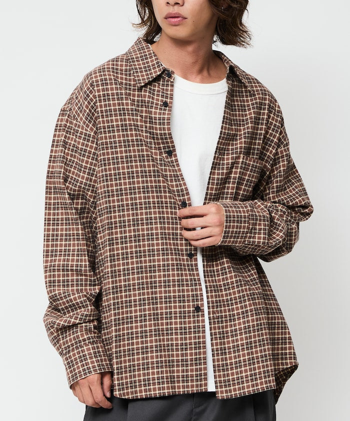 FREAK’S STORE / 柔棉格紋襯衫