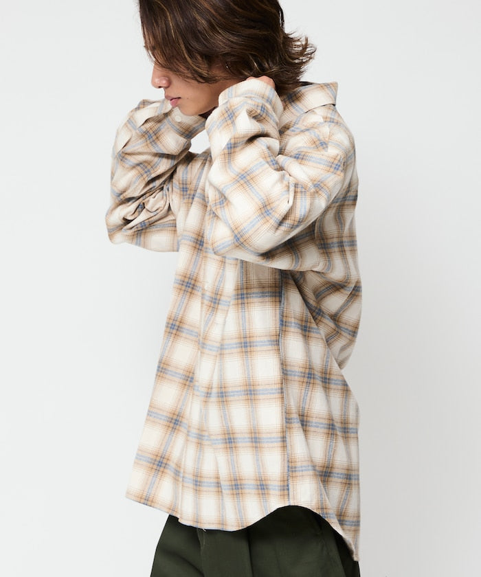 FREAK’S STORE / 柔棉格紋襯衫