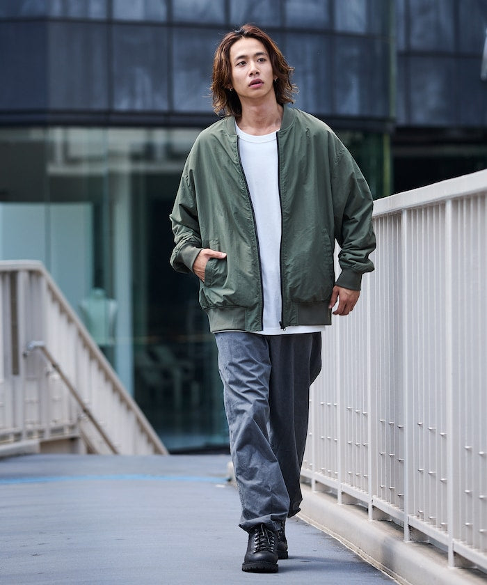 FREAK’S STORE / 尼龍×羊羔絨雙面穿 MA-1 飛行外套