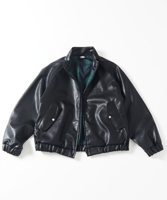 UMBRO / LEATHERETTE Stand Collar Blouson 立領外套
