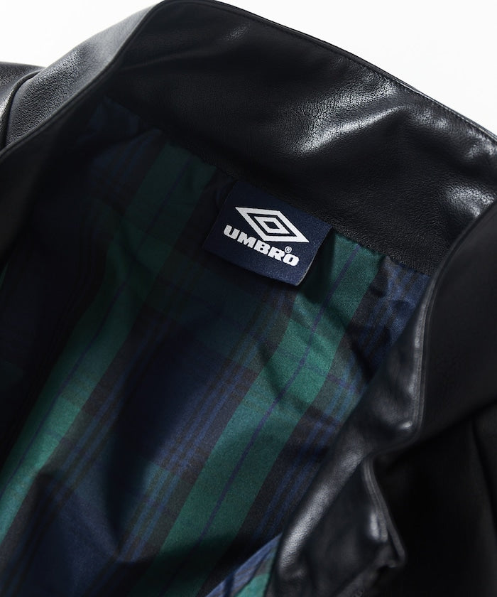 UMBRO / LEATHERETTE Stand Collar Blouson 立領外套