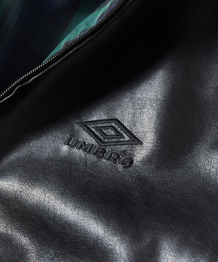 UMBRO / LEATHERETTE Stand Collar Blouson 立領外套