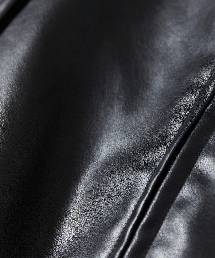 UMBRO / LEATHERETTE Stand Collar Blouson 立領外套