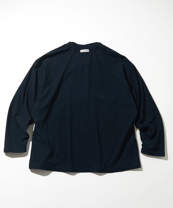 CAHLUMN 2-Pack Reversible Long Sleeve Tee / 兩面穿 兩件組 厚磅長袖T恤