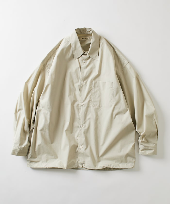 FREAK’S STORE / 下擺抽繩長袖襯衫