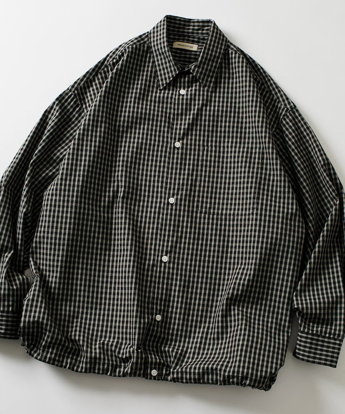 FREAK’S STORE / 下擺抽繩長袖襯衫