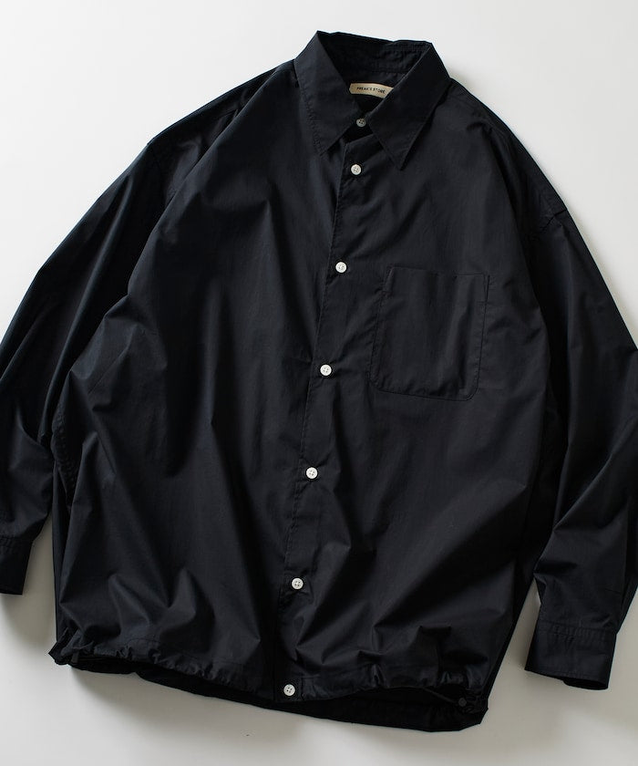 FREAK’S STORE / 下擺抽繩長袖襯衫