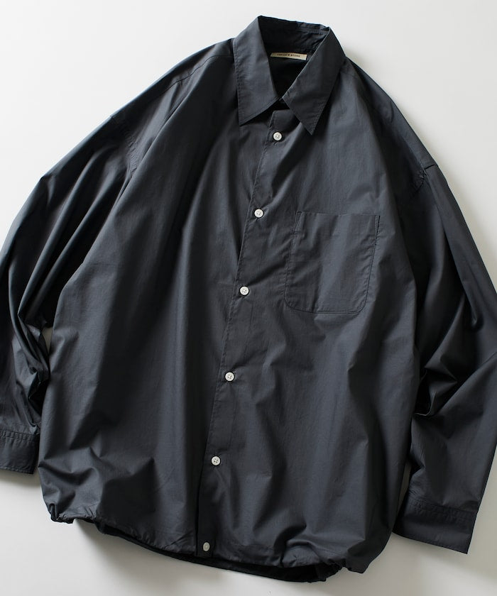 FREAK’S STORE / 下擺抽繩長袖襯衫