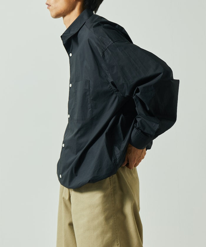 FREAK’S STORE / 下擺抽繩長袖襯衫