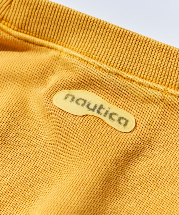 NAUTICA X REEBOK / 重磅 弧形標誌 刷色 圓領衫