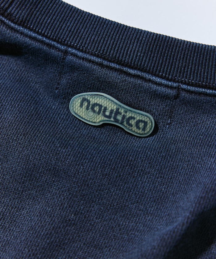 NAUTICA X REEBOK / 重磅 弧形標誌 刷色 圓領衫
