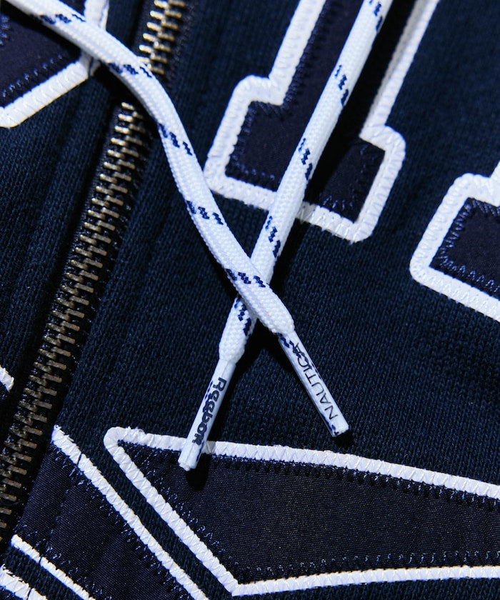 NAUTICA X REEBOK / 弧形標誌 重磅 連帽拉鍊外套