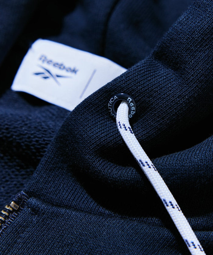 NAUTICA X REEBOK / 弧形標誌 重磅 連帽拉鍊外套