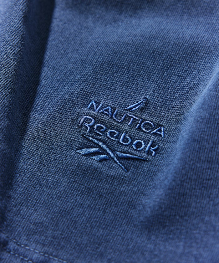 NAUTICA X REEBOK / 弧形 復古水洗 短袖T恤