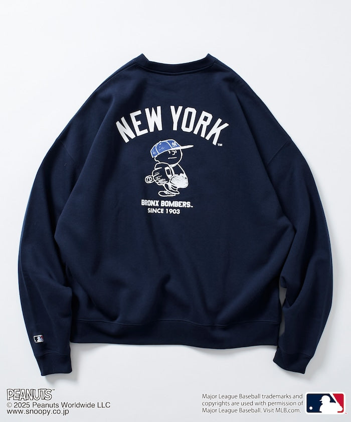 MLB × PEANUTS / YANKEES 圓領衫