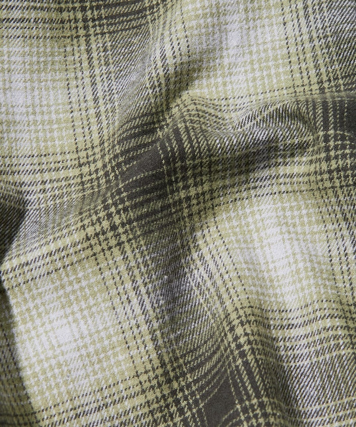 FREAK’S STORE / 漸層格紋 束口 襯衫