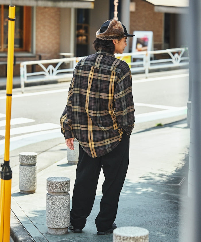 NAUTICA / 燈芯絨寬版褶裝長褲