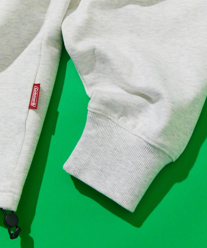 COLEMAN X FREAK’S STORE / 別注 ROCKY CAMPING 繪圖抽繩下擺 圓領衫